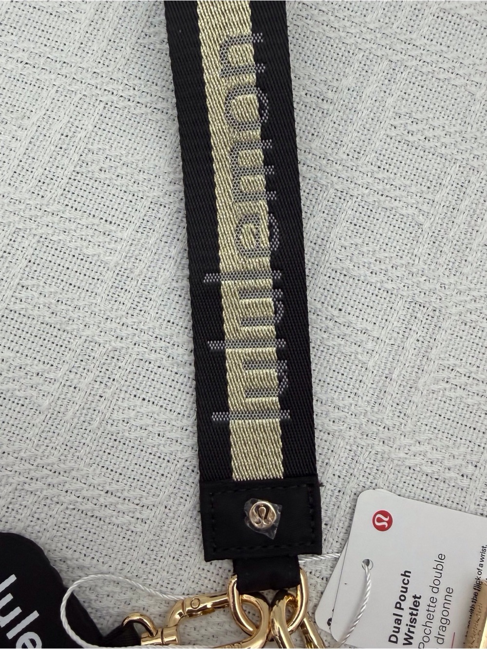 Lululemon Dual Pouch Vapor Black/Gold - Picture 5 of 6